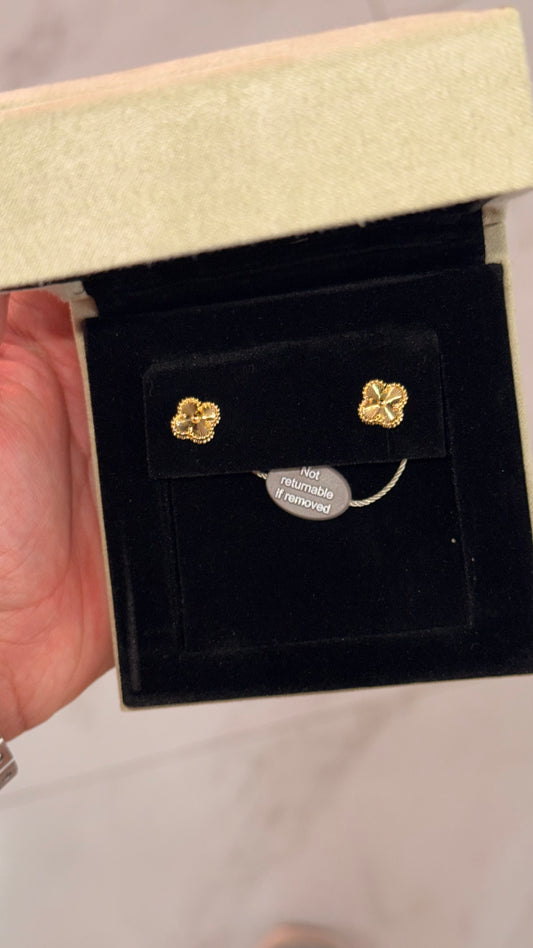Aretes TIPO Van Cleef - Dorados
