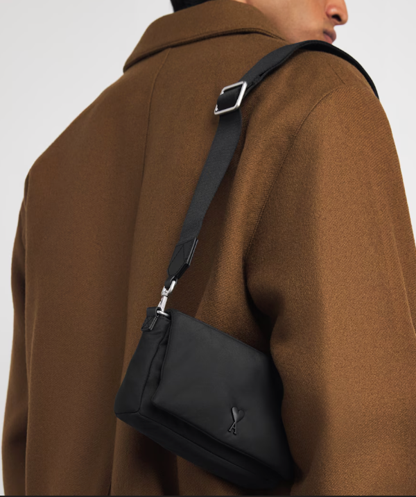 AMI PARIS Adc Nylon Lunch Box Bag